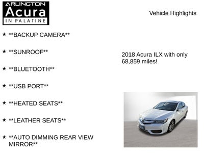 2018 Acura ILX w/Premium Pkg