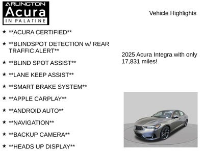 2025 Acura Integra w/A-Spec Technology Package