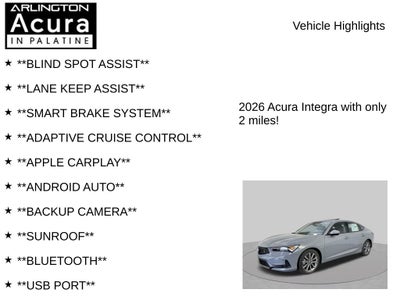 2026 Acura Integra FWD