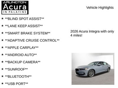 2026 Acura Integra FWD