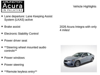 2026 Acura Integra FWD
