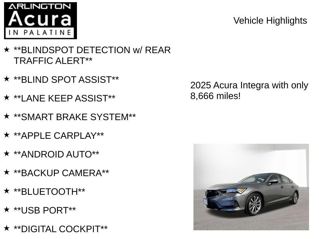 2025 Acura Integra CVT