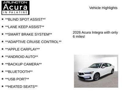 2026 Acura Integra FWD