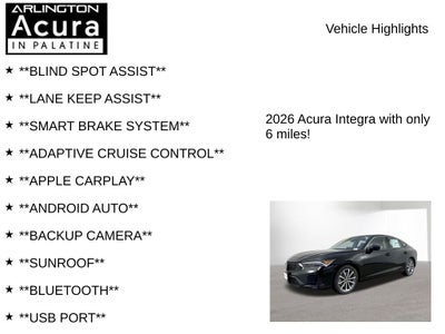 2026 Acura Integra FWD