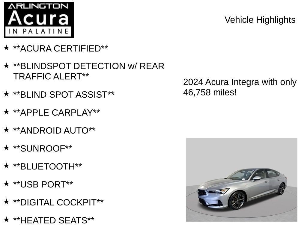 2024 Acura Integra A-SPEC