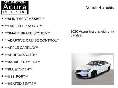 2026 Acura Integra FWD A-Spec