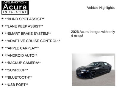 2026 Acura Integra FWD A-Spec