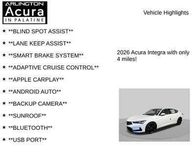 2026 Acura Integra FWD A-Spec