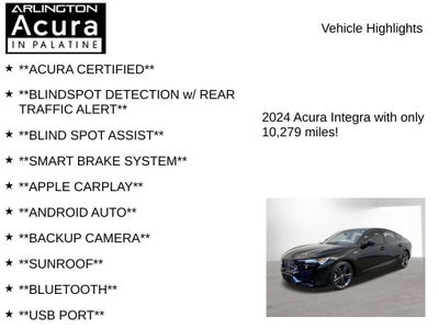 2024 Acura Integra w/A-Spec Package
