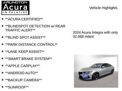 2024 Acura Integra w/A-Spec Package