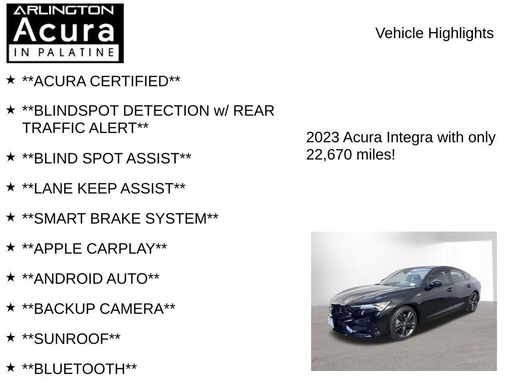 2023 Acura Integra A-SPEC