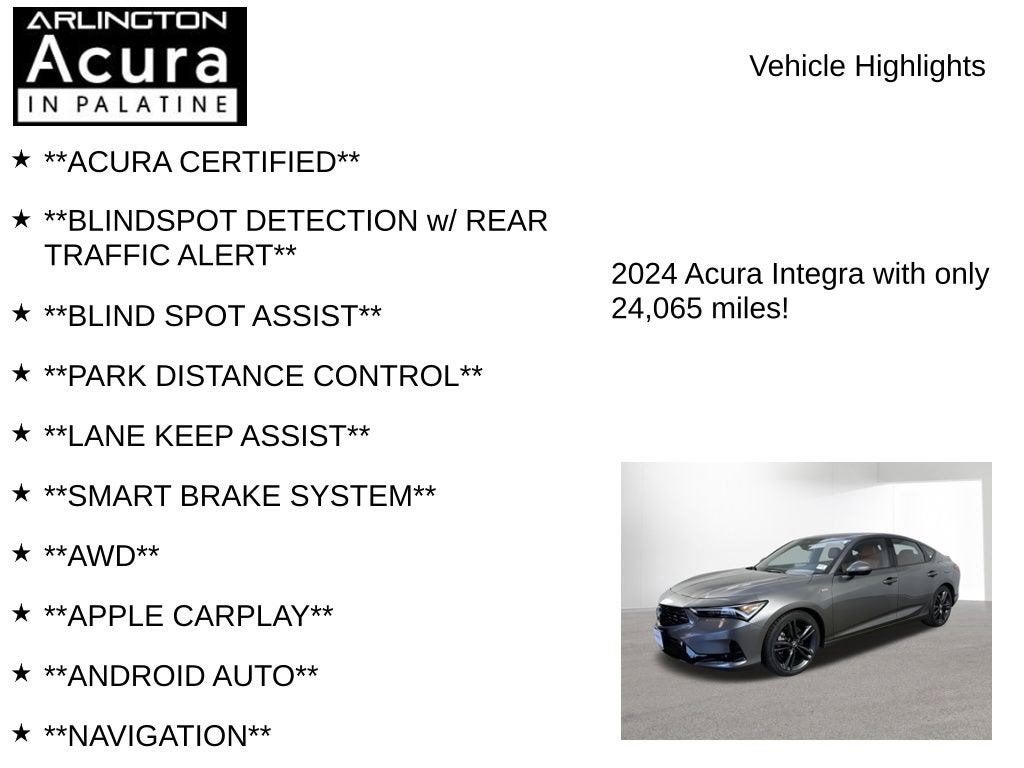 2024 Acura Integra A-SPEC