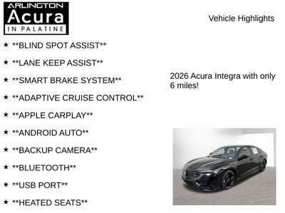 2026 Acura Integra FWD A-Spec