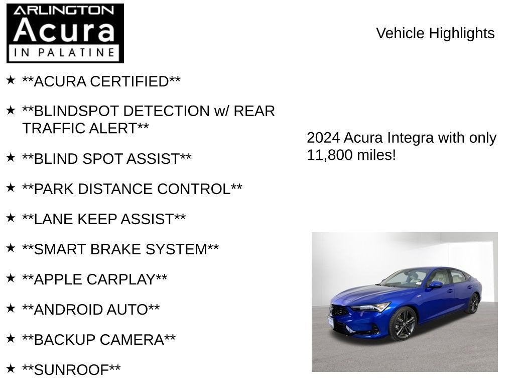 2024 Acura Integra A-SPEC TECH