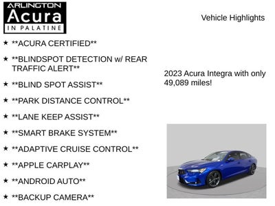 2023 Acura Integra A-SPEC TECH CVT