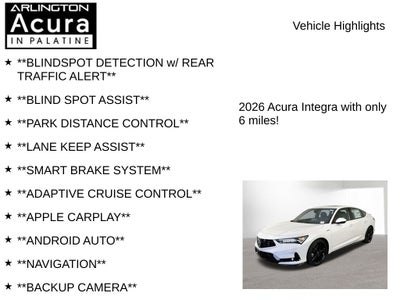 2026 Acura Integra FWD A-Spec with Technology