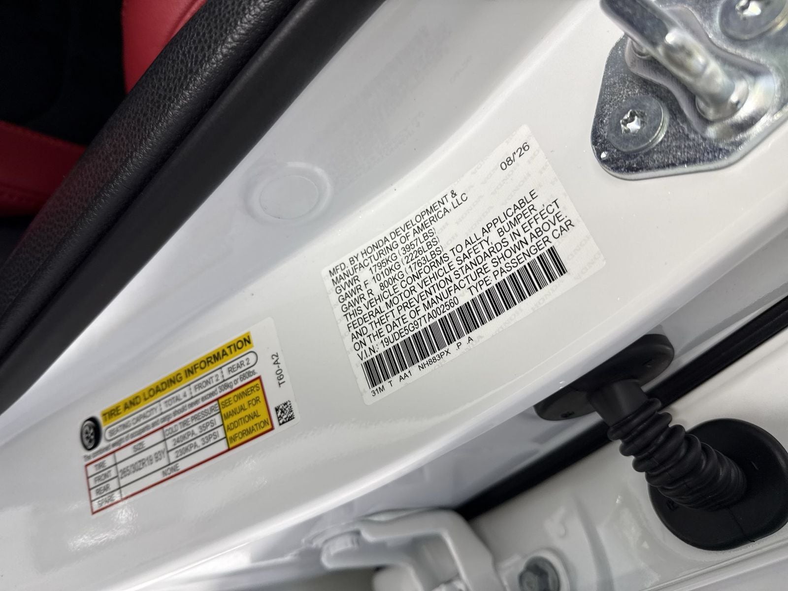 2026 Acura Integra FWD TYPE S