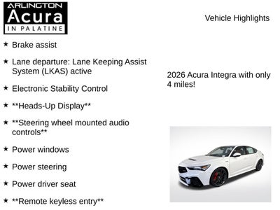 2026 Acura Integra FWD TYPE S