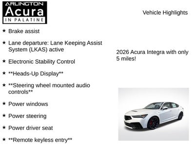 2026 Acura Integra FWD TYPE S