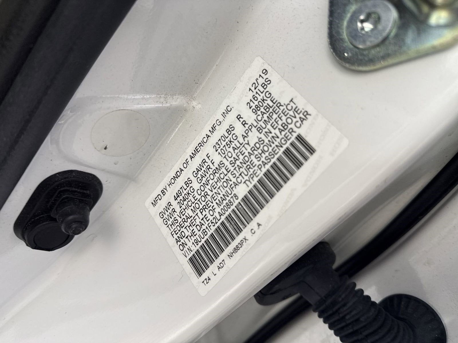 2020 Acura TLX with Technology Package