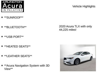 2020 Acura TLX with Technology Package