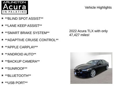 2022 Acura TLX TECH