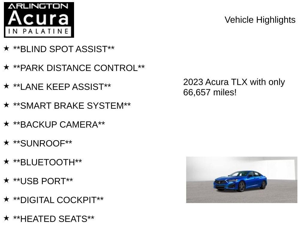 2023 Acura TLX SH-AWD A-SPEC