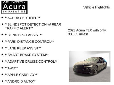2023 Acura TLX w/A-Spec Package