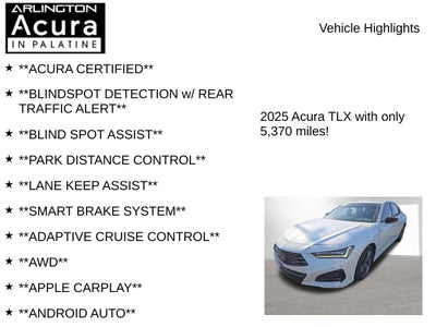 2025 Acura TLX Base