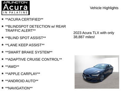 2023 Acura TLX w/Advance Package