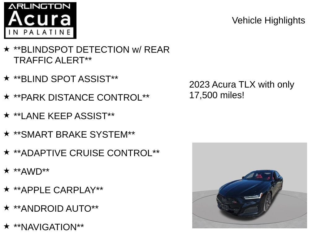 2023 Acura TLX Type S