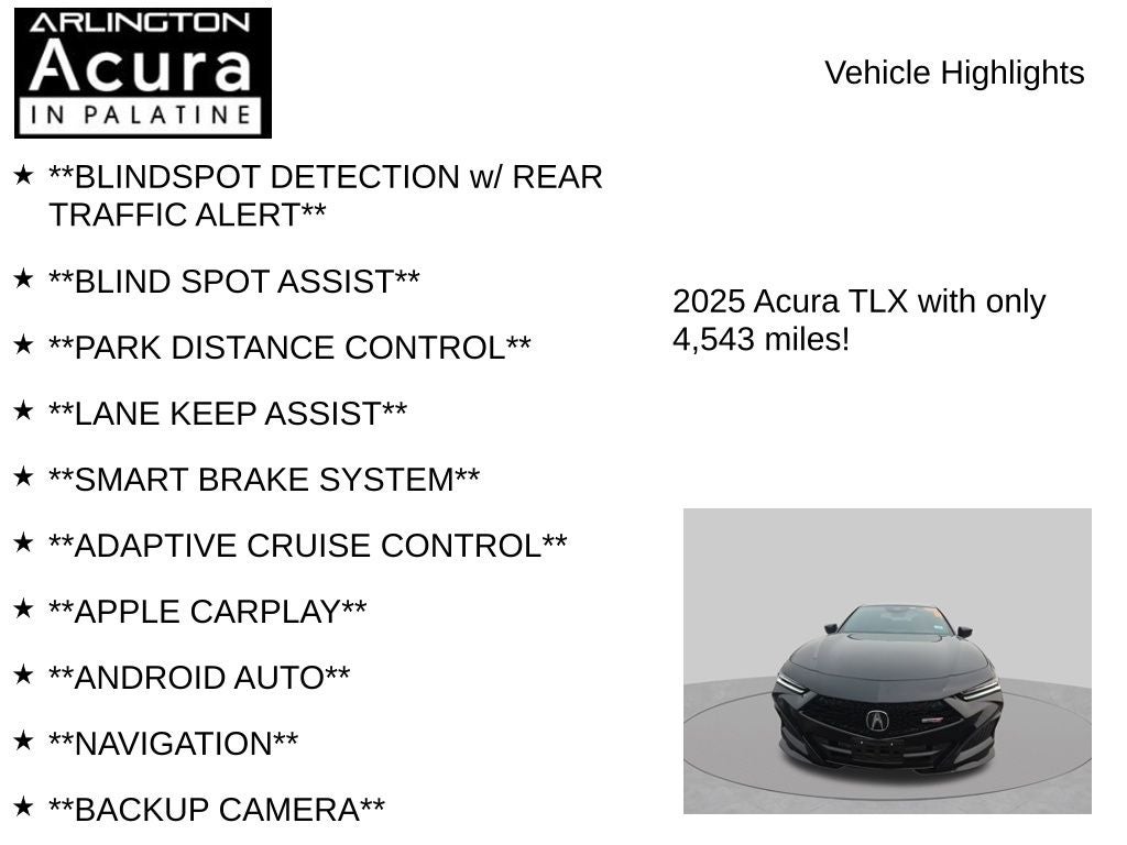 2025 Acura TLX Type S