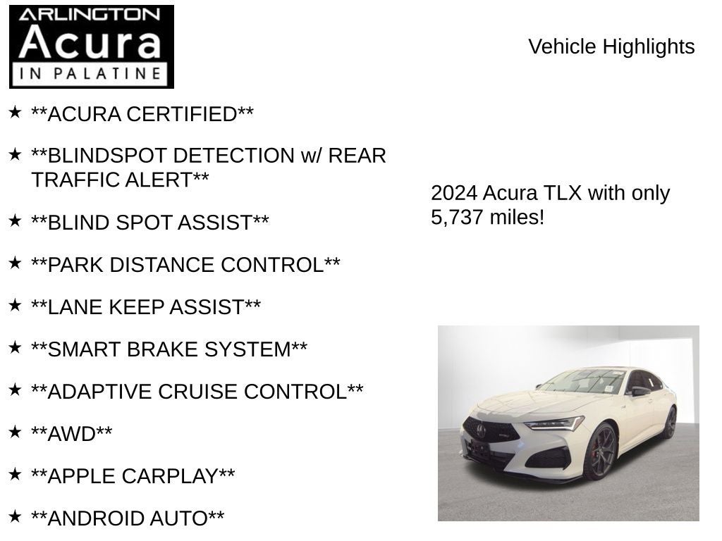 2024 Acura TLX Type S