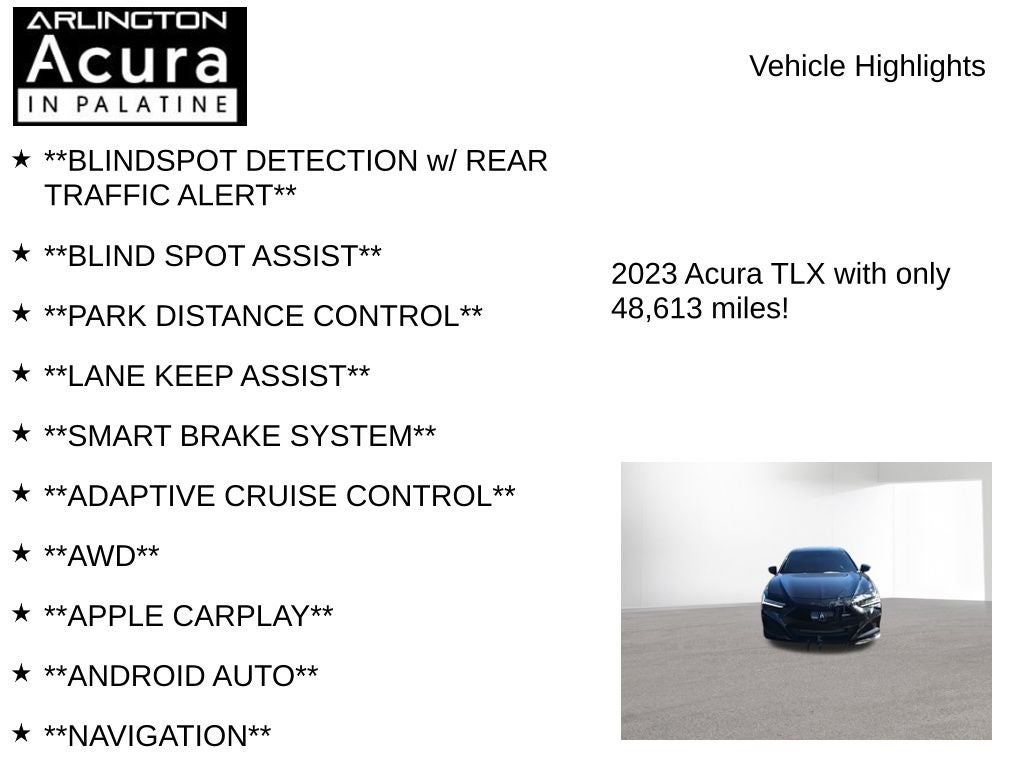 2023 Acura TLX Type S