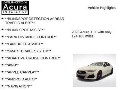 2023 Acura TLX Type S w/Performance Tire