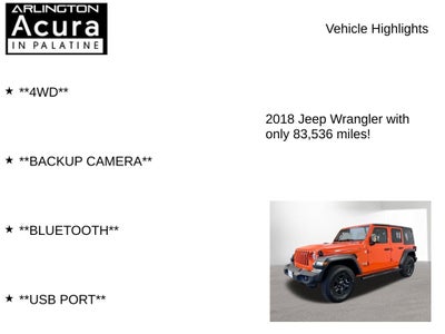 2018 Jeep Wrangler Sport