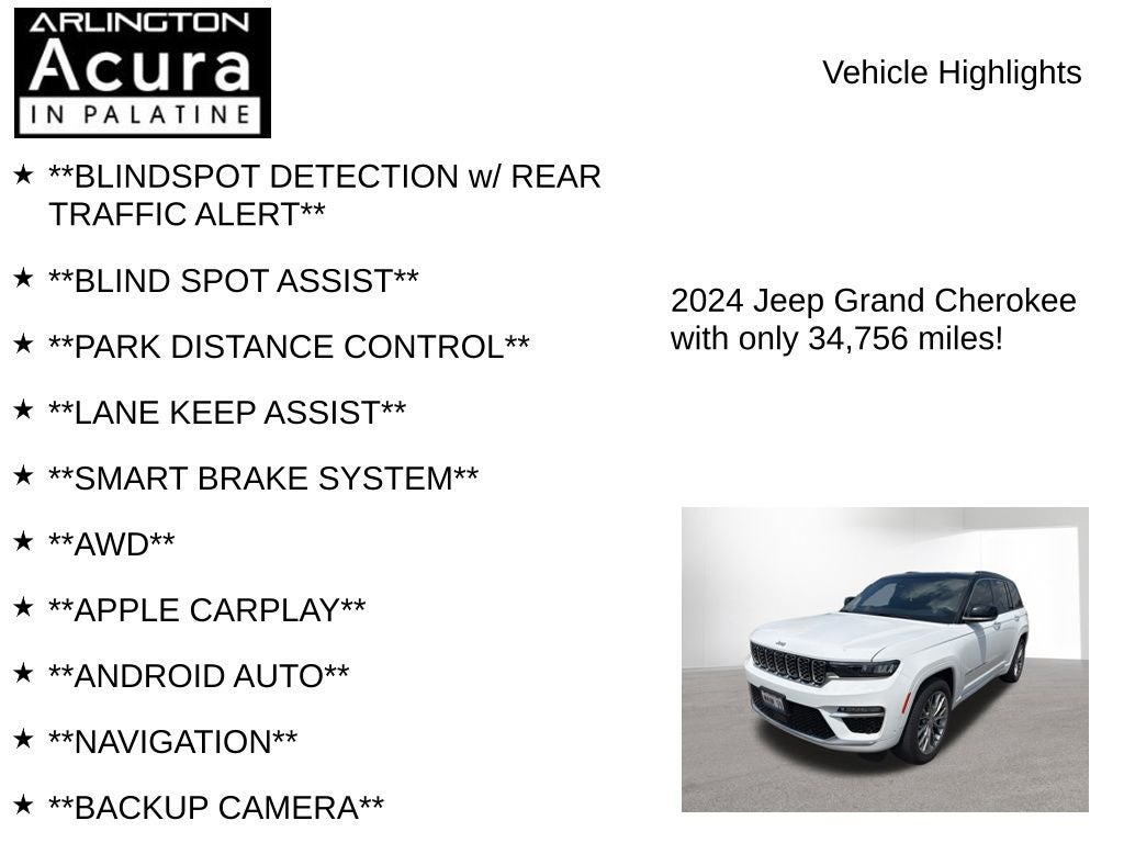2024 Jeep Grand Cherokee Summit