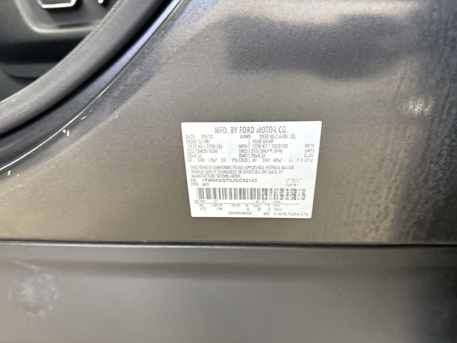 2018 Ford Explorer Sport