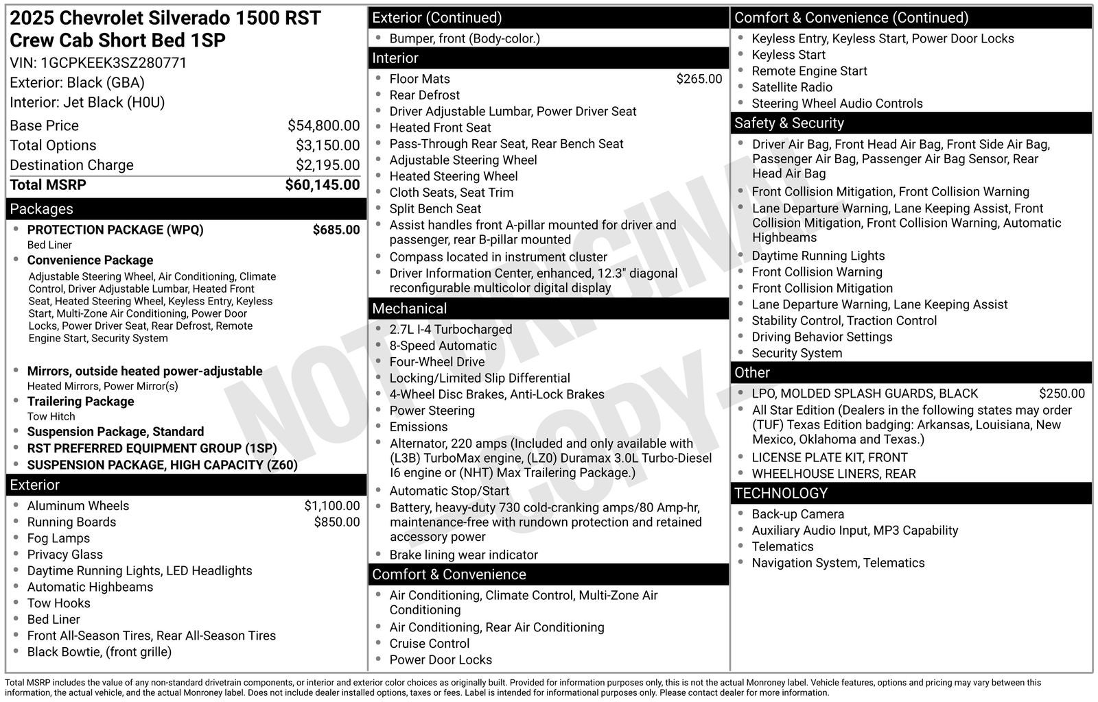 2025 Chevrolet Silverado 1500 RST
