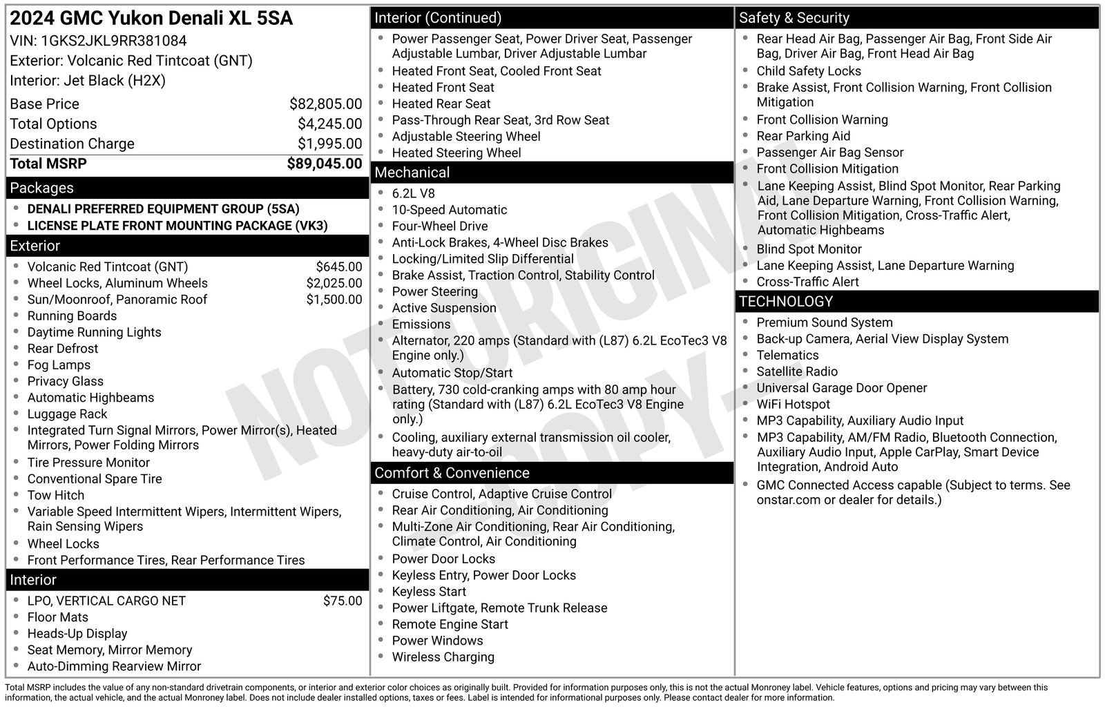 2024 GMC Yukon XL Denali