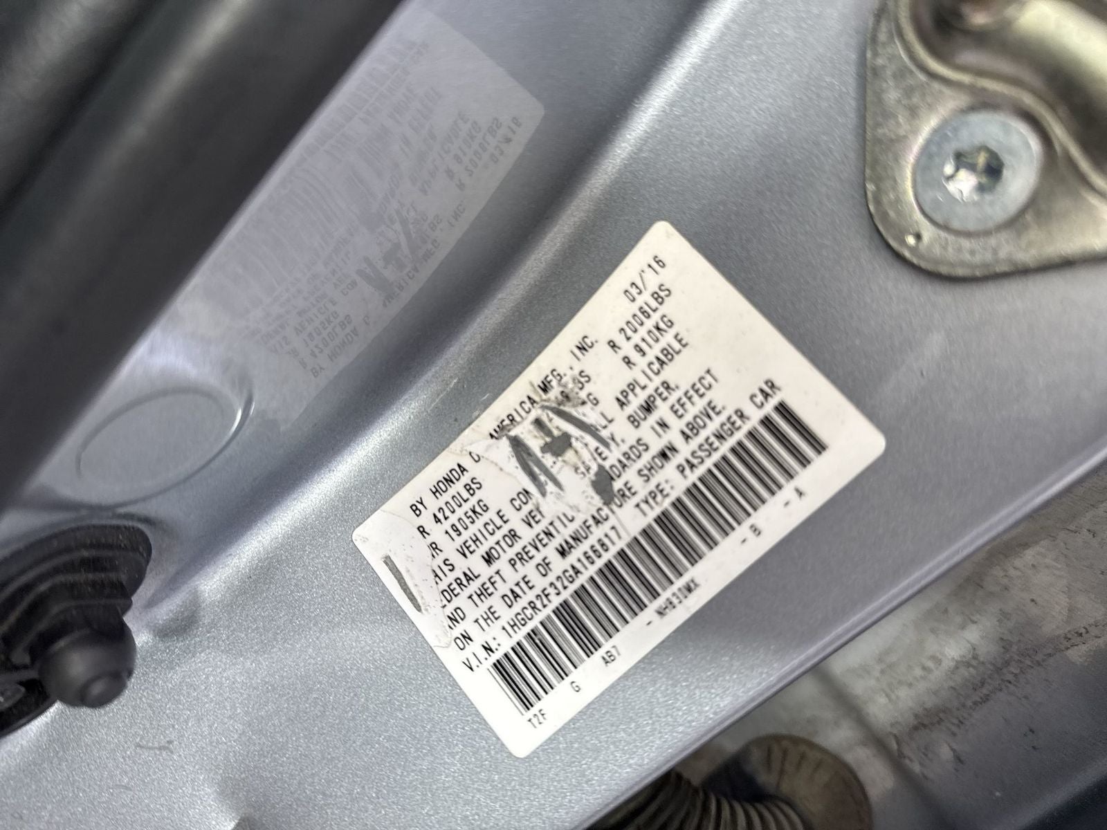 2016 Honda Accord LX