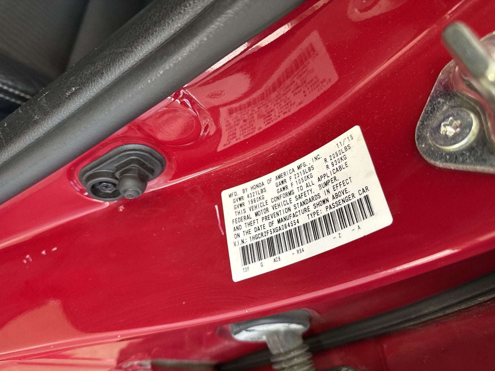 2016 Honda Accord Sport