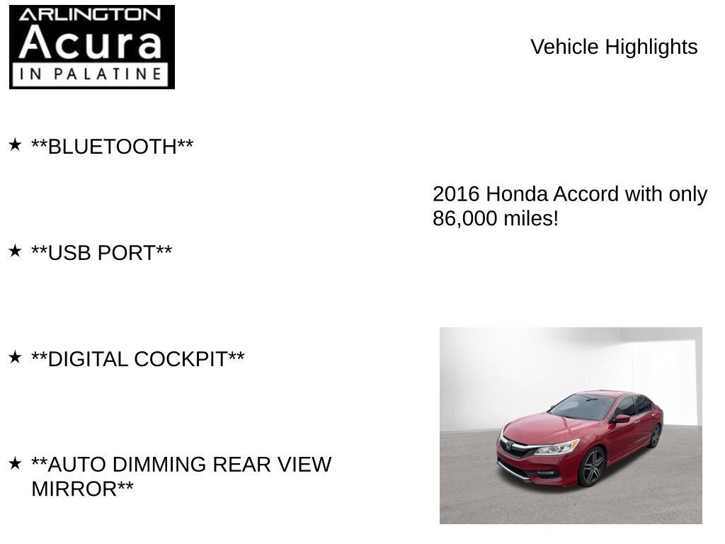 2016 Honda Accord Sport