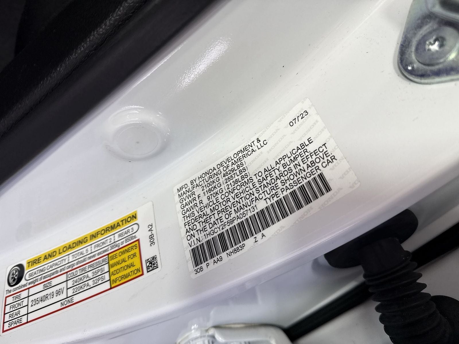 2023 Honda Accord Hybrid Base