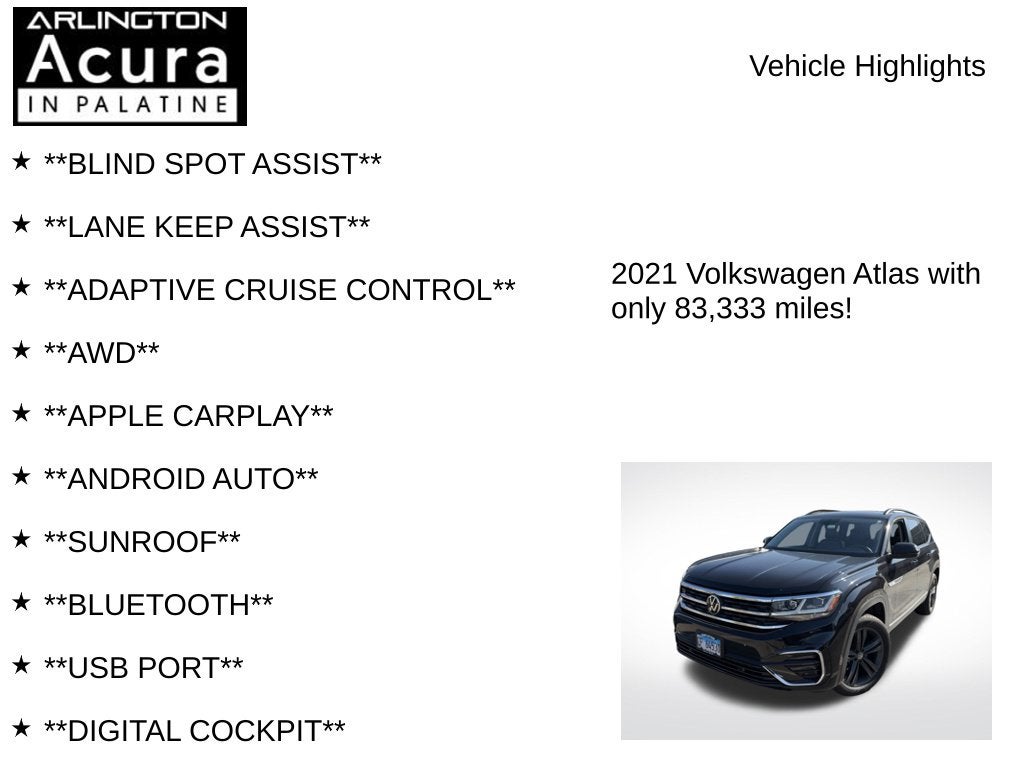 2021 Volkswagen Atlas Base