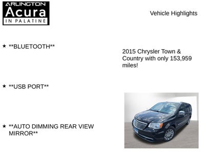 2015 Chrysler Town & Country Touring-L