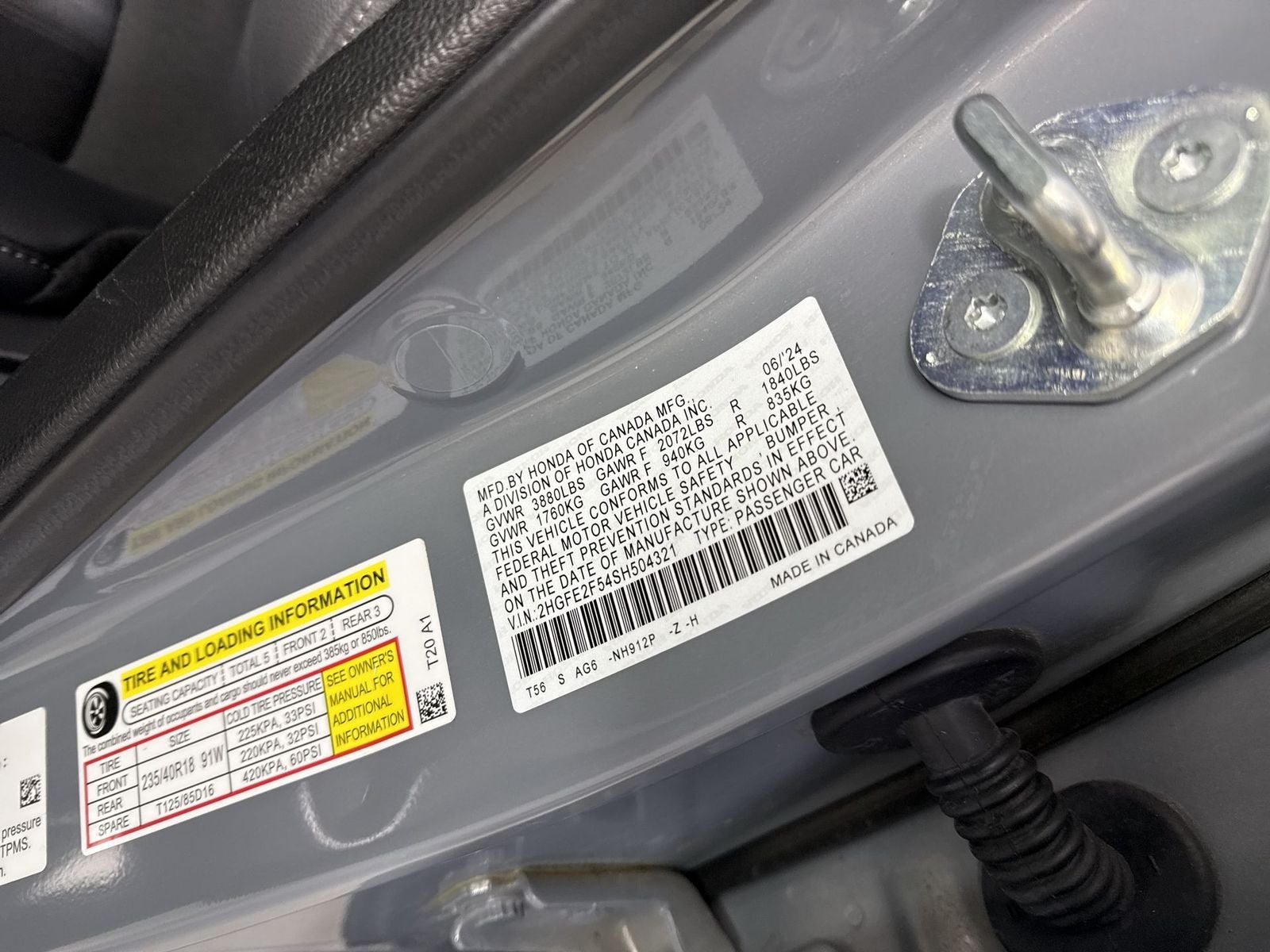 2025 Honda Civic Sport