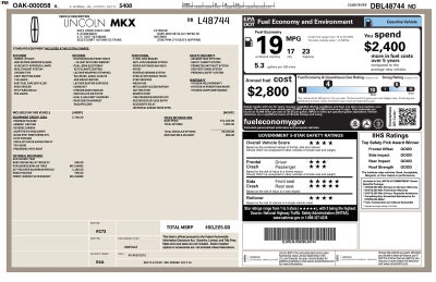 2013 Lincoln MKX AWD 4dr