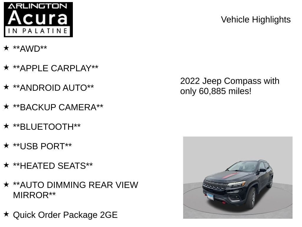 2022 Jeep Compass Trailhawk