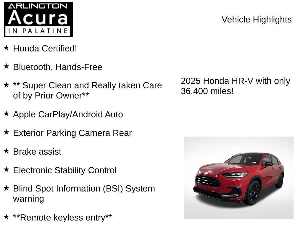 2025 Honda HR-V Sport